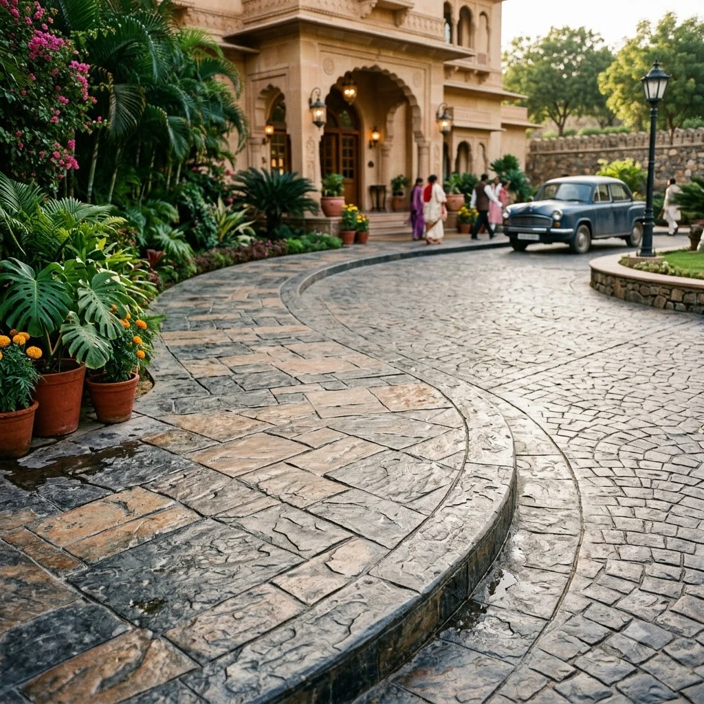 Classic Stamped Concrete Flooring