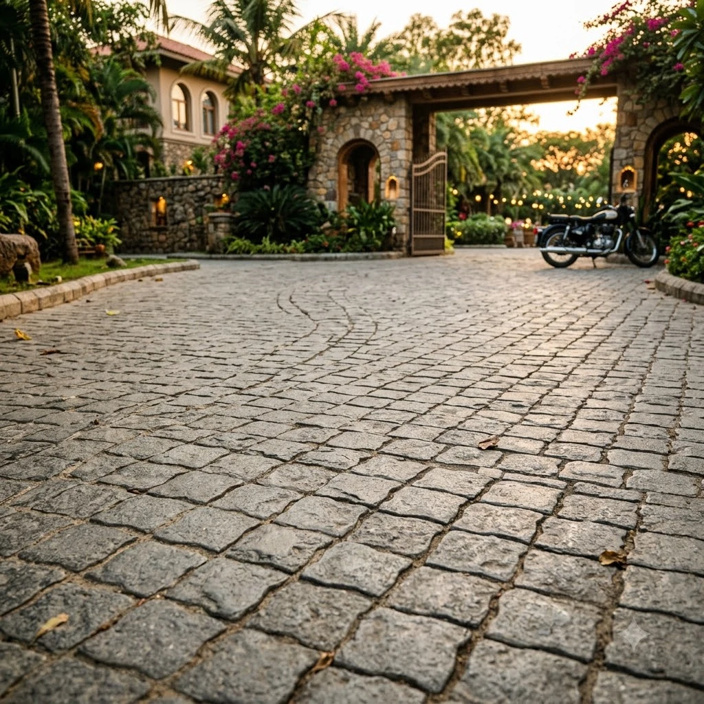 Cobblestone Grey Concrete Flooring - Image 3