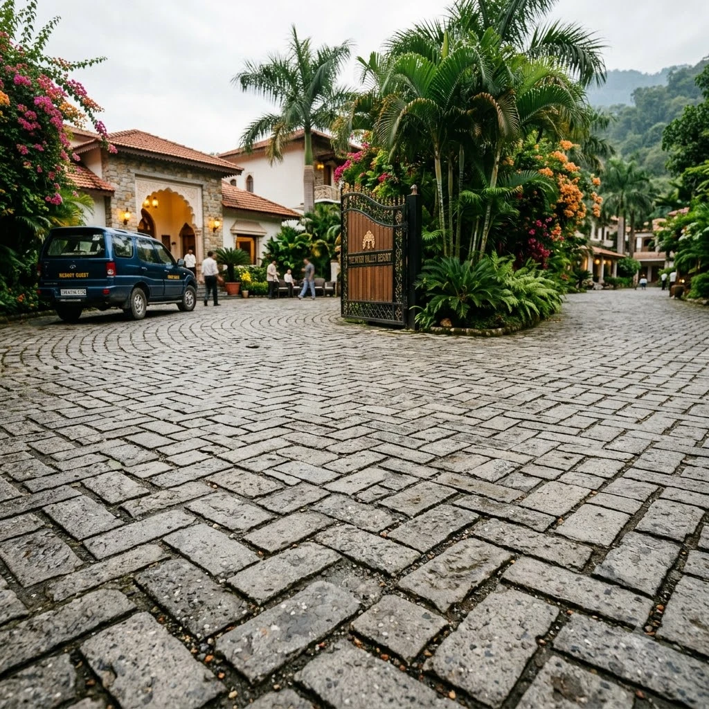 Cobblestone Grey Concrete Flooring - Image 2