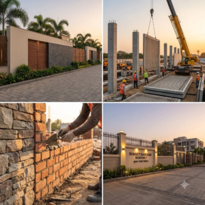 Compound Wall Construction