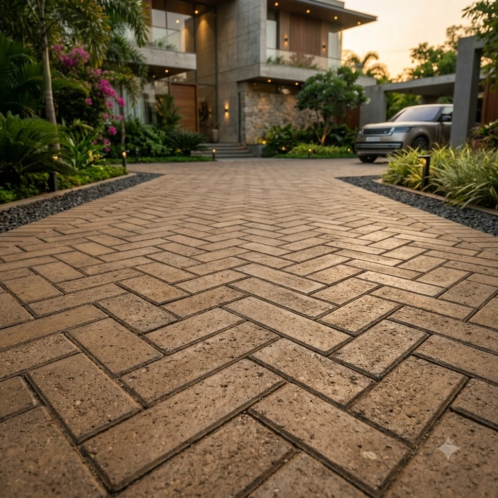 Herringbone Harvest Concrete Flooring - Image 2