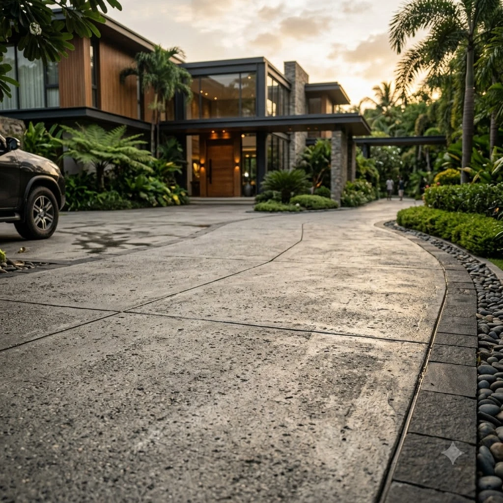 Natural Grey Plain Concrete Flooring - Image 2