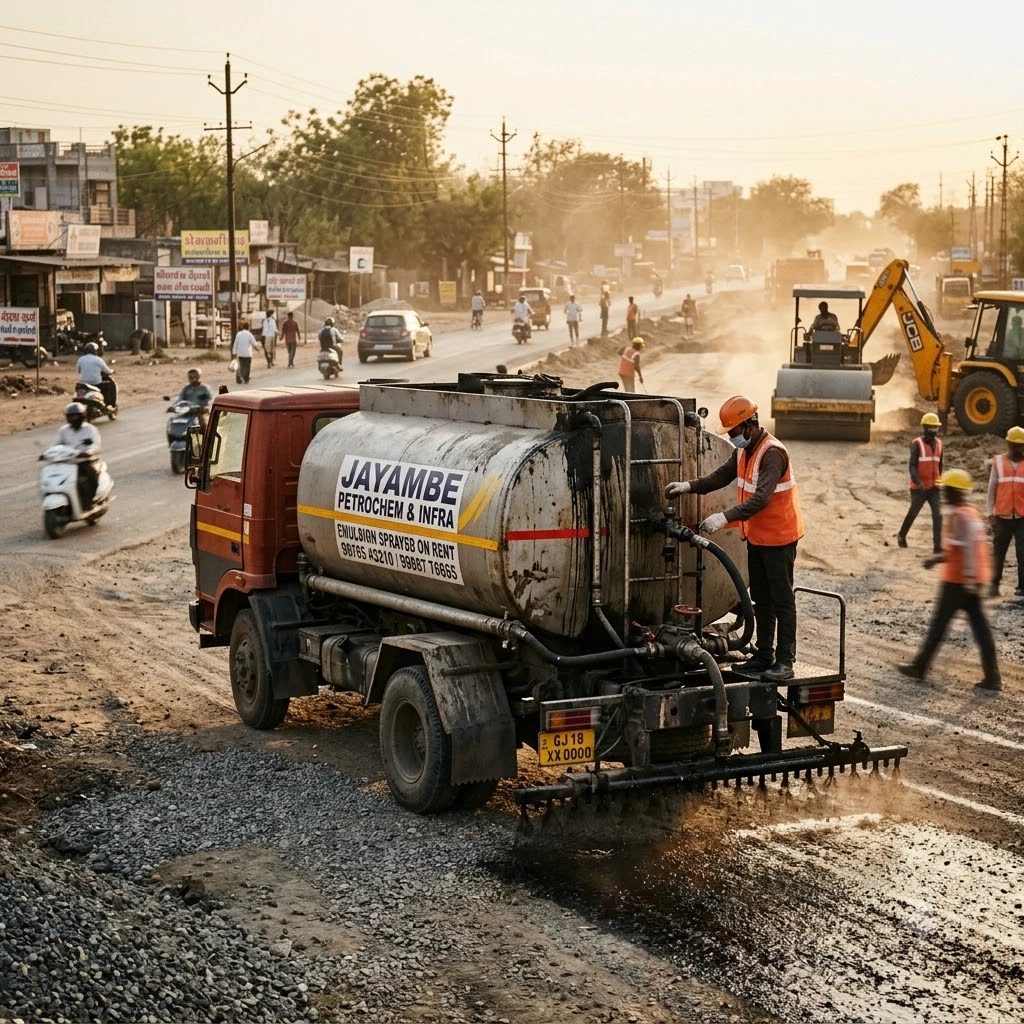 Bitumen Pressure Sprayer on Rent