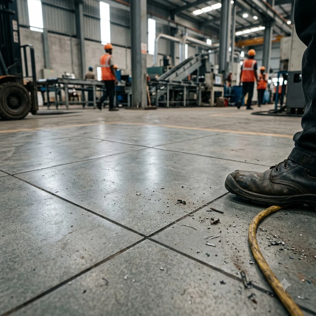 French Grey Tile Flooring - Image 3