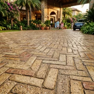 Herringbone Harvest Concrete Flooring