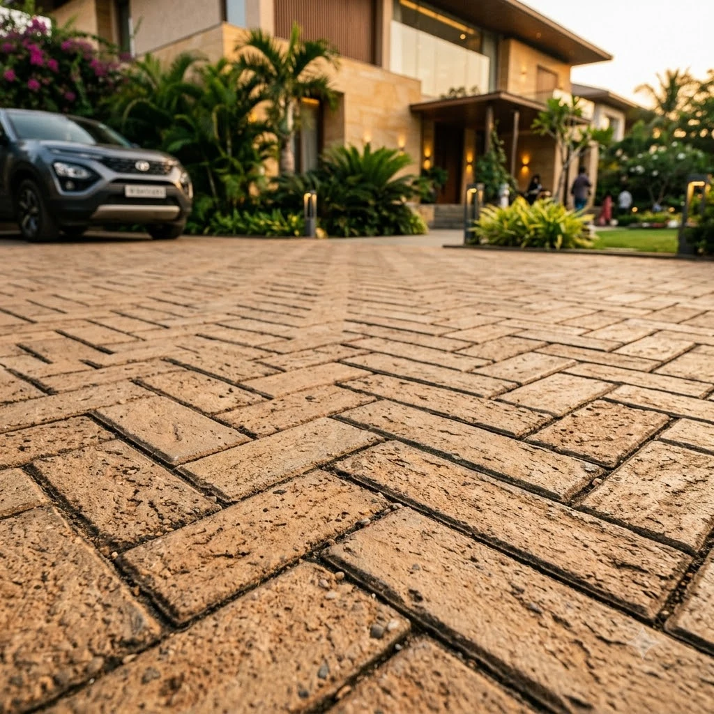 Herringbone Harvest Concrete Flooring - Image 4