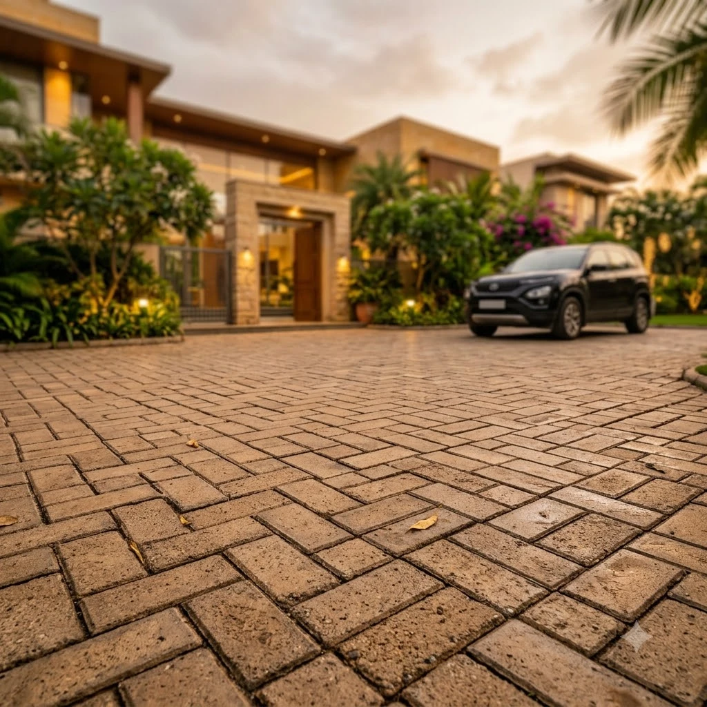 Sonora Tan Paver Concrete Flooring - Image 4