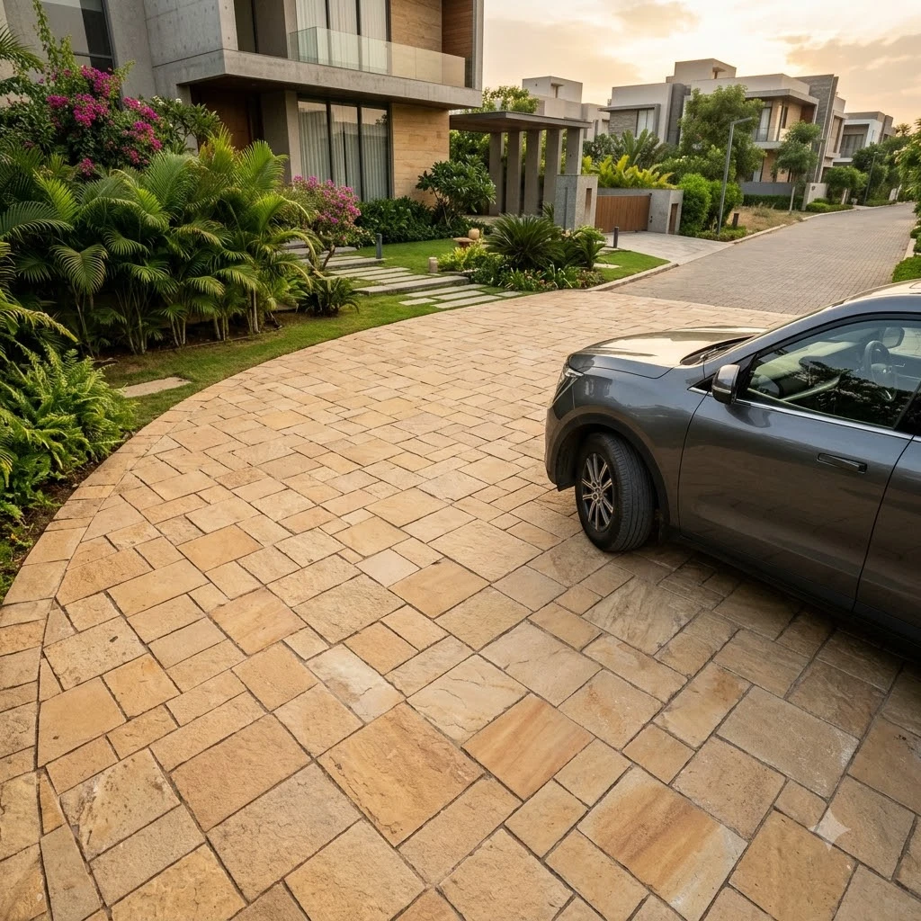 Sonora Tan Paver Blocks