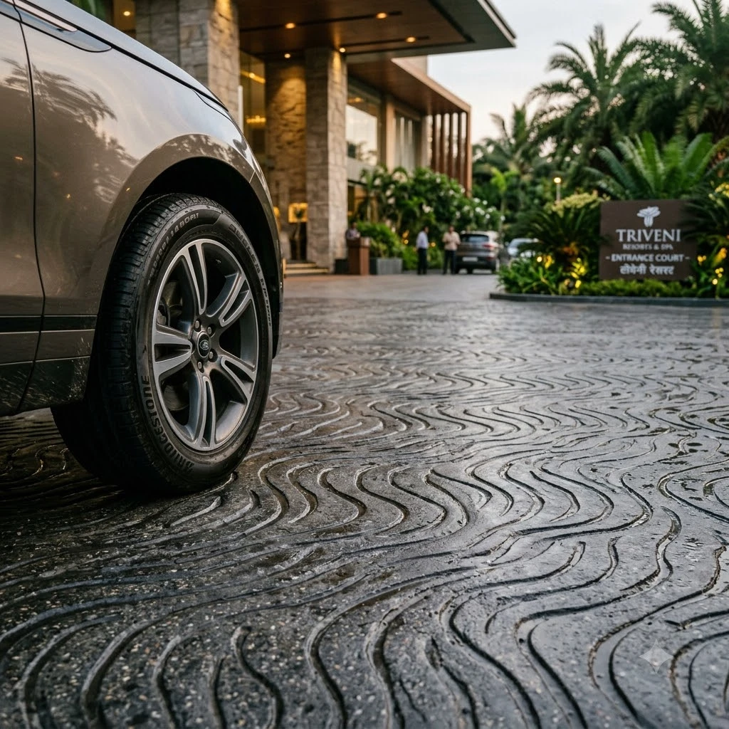 Wave Crete Textured Concrete Flooring