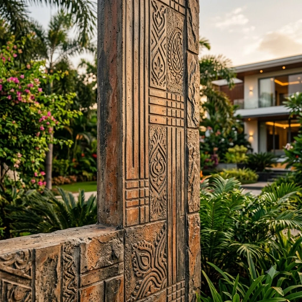 Vertical Stamping Concrete